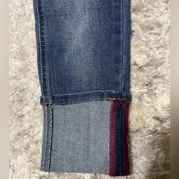 🔥🔥ADORABLE Vigoss ankle straight super stretch regular ride girls jeans size 8 - Picture 2 of 9